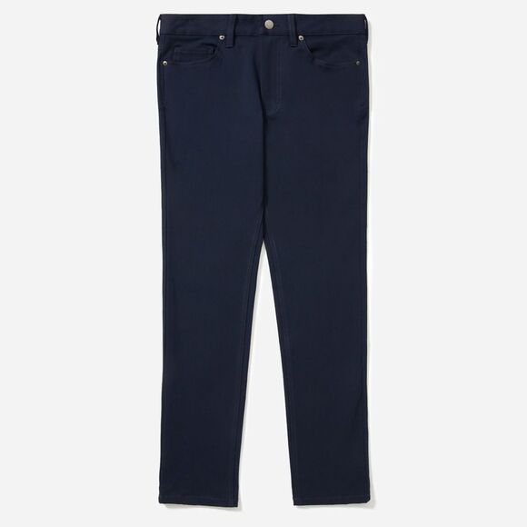 NWT Everlane The Performance 5-Pocket Pant Uniform Slim Fit Navy Size 30x32 - Picture 6 of 14